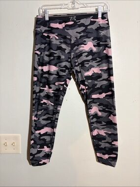 Calvin Klein Pink, Black & Gray Camo Leggings